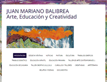 Tablet Screenshot of juanmarianobalibrea.com